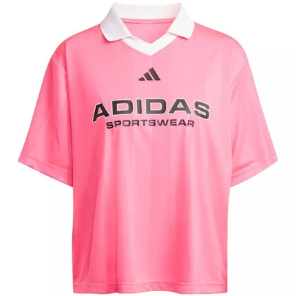 Adidas Tiro Q4 women's t-shirt pink JN2747
