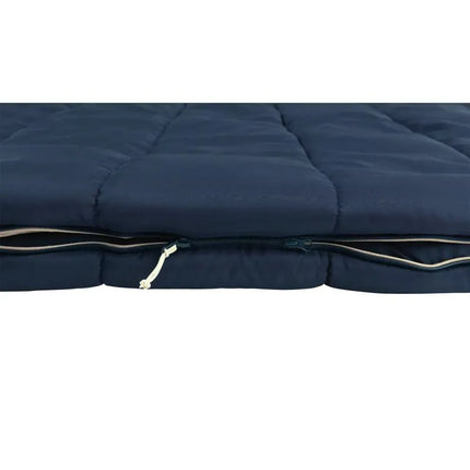 Outwell Contour Lux Double Adult Rectangular Polyester Sleeping Bag Blue