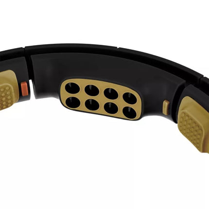 HHM13 NEW HULA HOP BLACK/GOLD WITH MAGNETS AND WEIGHT + HMS COUNTER