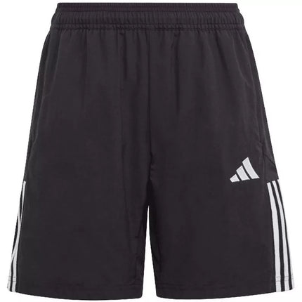 adidas Tiro 23 Competition Downtime vaikiški juodi šortai HI4716