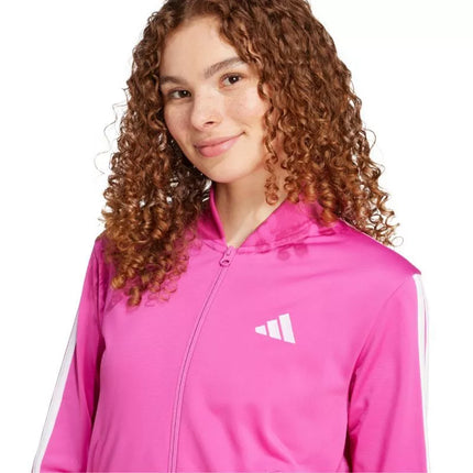 Moteriškas Adidas Essentials sportinis kostiumas su 3 juostelėmis, rožinis JD5436