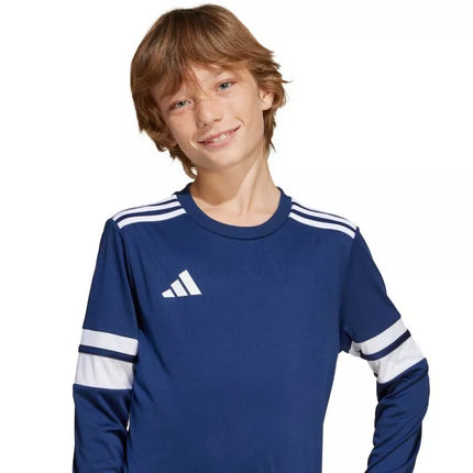 adidas Squadra 25 Long Sleeve Navy Blue Kids T-Shirt JJ0049