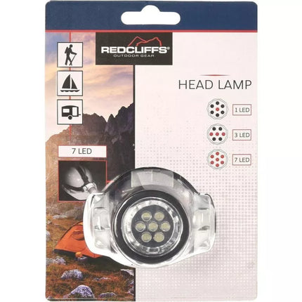 7 LED REDCLIFFS TOURING HEADLAMP