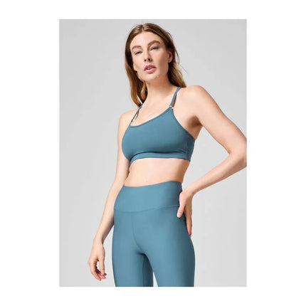 CASALL Strappy Sports Bra Blue