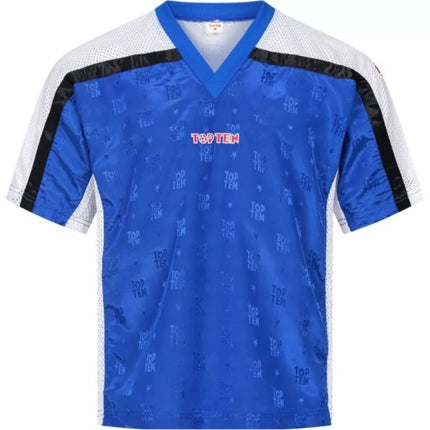 TOP TEN pointfighting sweatshirt blue and white (PRICE CHANGE)