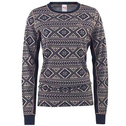 Kari Traa Floke Moteriški ilgomis rankovėmis termo marškinėliai 92800559797