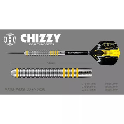 Harrows Chizzy Darts 80% Softip HS-TNK-000013871