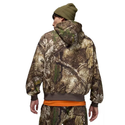 Men's Air Jordan Brooklyn Realtree Fleece Hoodie Medium Olive - HV1860-222