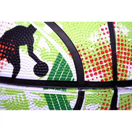 ENERO SOLID BASKETBALL SIZE 7 GREEN AND WHITE