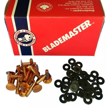 Copper rivets for Blademaster skates
