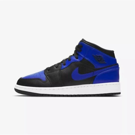Air Jordan 1 Mid Hyper Royal GS vaikiški batai - 554725-077