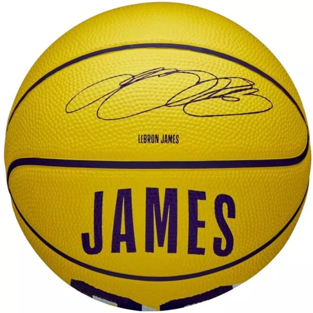 Wilson NBA žaidėjo LeBron James mini kamuolys WZ4027701XB krepšinis