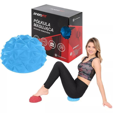 Jutiminis pusrutulis masažui DIAMOND BLUE ENERO FIT