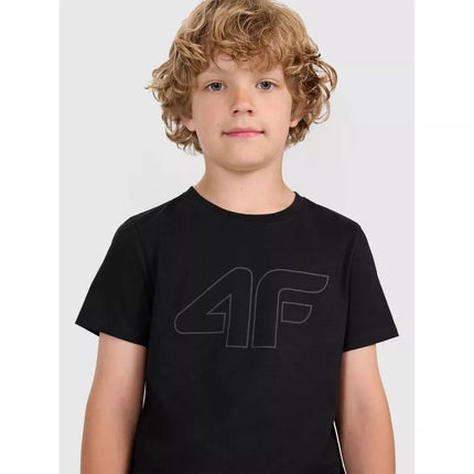 Boy's printed T-shirt 4F 4FJWMM00TTSHM2331-20S