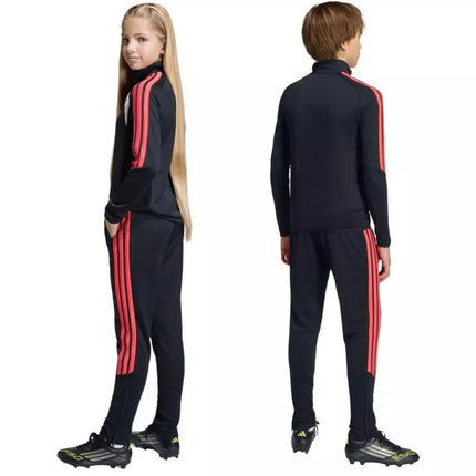 adidas Tiro 26 League Slim kids' pants black and red JY7115