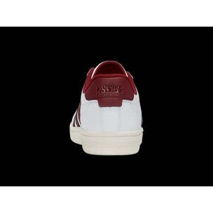 K-swiss sneakers COURT TIEBREAK II WHITE/TIBETAN RED/SNOW WHITE-M (04413-152-M)