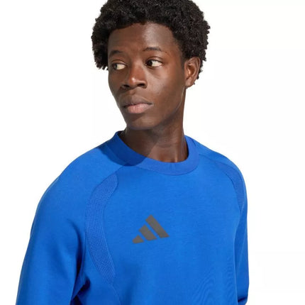 Men's adidas Tiro 26 Travel Crew sweatshirt blue KD1146