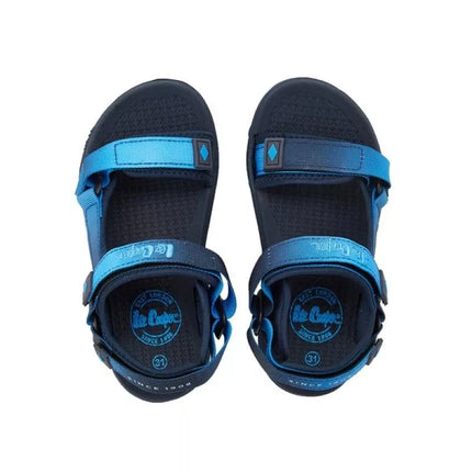 Lee Cooper vaikiški berniukų sandalai su lipukais vasaros paplūdimio mėlyni