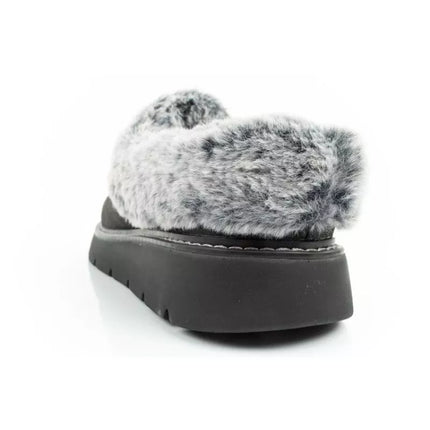 Skechers Cozy Blend moteriški šlepečių tipo batai, apšiltinti įsispiriami sportbačiai