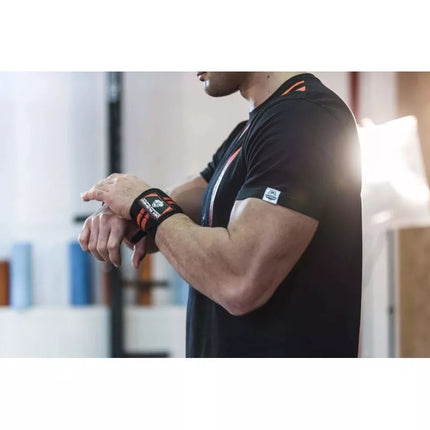 Elastic Wrist Supports/Grips | Black/Red