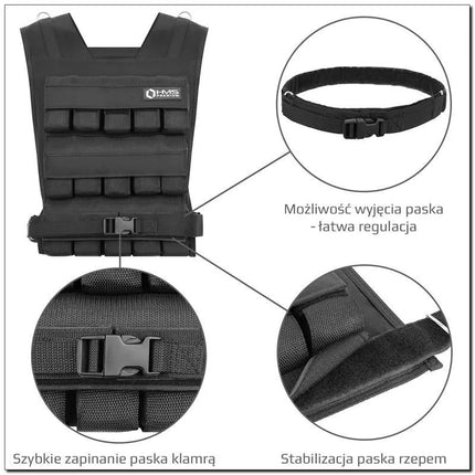 30 kg Cordura HMS KTO30 svorinė treniruočių liemenė