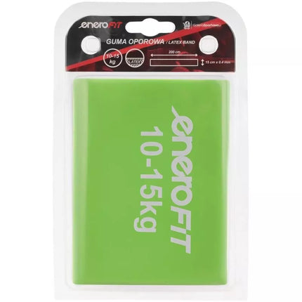 Treniruočių juosta Pilateso pratimams 2000x150x0,40MM 10-15KG ŽALIA