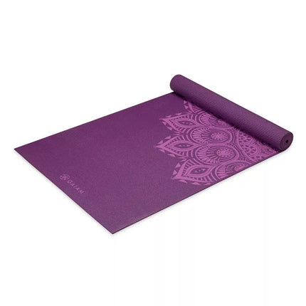 Violetinė mandalos jogos kilimėlis 6mm GAIAM 62202
