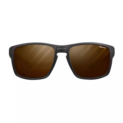 Julbo SHIELD REACTIV aukštumų 2-4 juodos oranžinės poliarizuoti akiniai (J5065014)