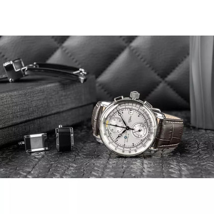 Vyriškas laikrodis ZEPPELIN 100 Yahre Chronograph 8670-1 + DĖŽUTĖ