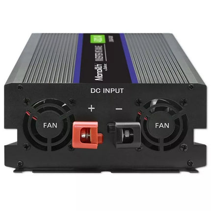Qoltec Monolith 4000 MS Wave 51928 Voltage Converter, 12V to 230V, 2000/4000W, USB