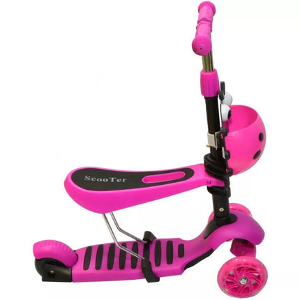 BALANCE SCOOTER 3IN1 ENERO BIEDRONKA PINK
