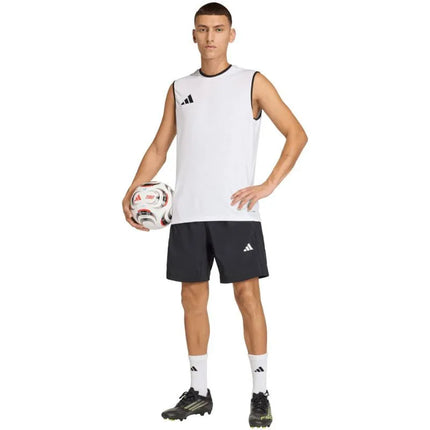 Vyriški adidas Entrada 26 marškinėliai be rankovių balti KB3928