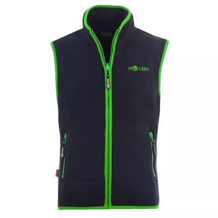 Trollkids Vaikiška liemenė Arendal Navy/Viper Green (134-100)