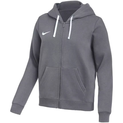 Nike Park 26 Fleece pilnai užsegamas bliuzonas su gobtuvu moterims, pilkas IB1230 071