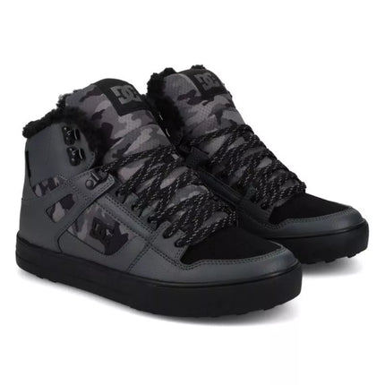 DC batai PURE HIGH TOP WC WNT DC01802021 Tamsiai Pilki