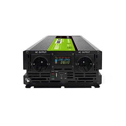 GREEN CELL LCD keitiklis 24V/230V 3000W/6000W gryno sinusoidės bangos INVGC24P3000LCD
