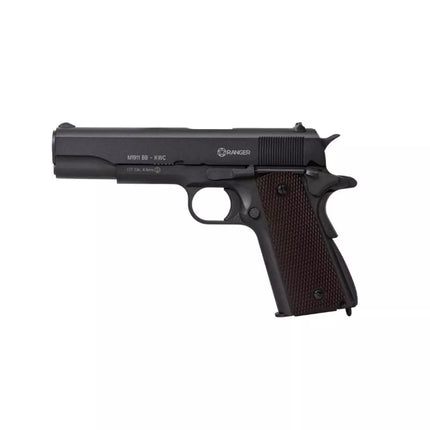 Oro pistoletas RANGER M1911 BB KWC kal. 4.5 mm BB šratai, BLOW BACK, 17 šūvių, VISAS METALINIS, CO2 (AAKCMB760AZB)