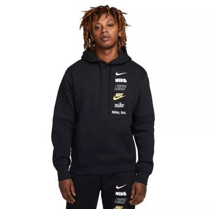 Nike Men's Hoodie Club BB PO Hoodie Mlogo DX0783-010