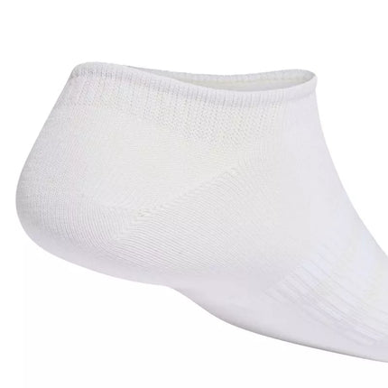 Adidas Thin&Light Sportswear No Show Socks 3 Pairs White JZ0534
