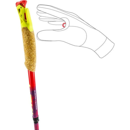 LEKI TRL ULTRATRAIL FX ONE trekking poles, 115cm red