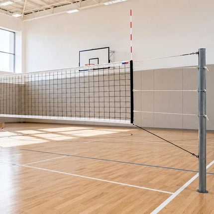 PROFESSIONAL VOLLEYBALL NET WITH ANTENNAS BLACK IV mlw NETEX