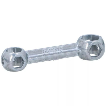 10-FUNCTION BONE-SHAPED BICYCLE GEAR WRENCH