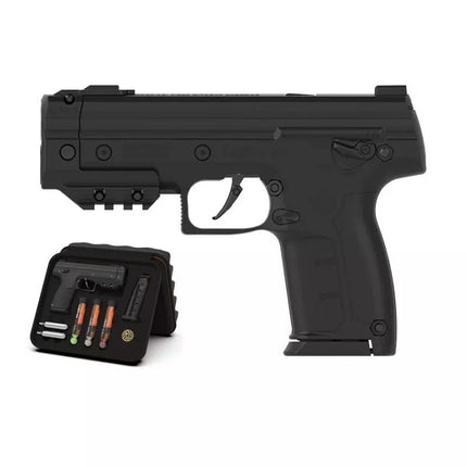 BYRNA SD XL JUODA gumos ir pipirų kulkų pistoletas k.68 CO2-12g rinkinys (SX68300-BLK-XL)