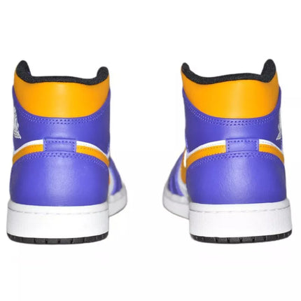 Air Jordan 1 MID Sneakers Los Angeles Lakers LA - DQ8426-517