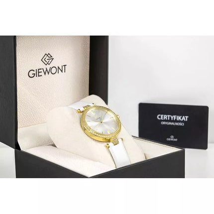 Moteriskas Laikrodis Safyro Aukso Sidabro Giewont GW9890-A2