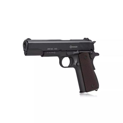 Oro pistoletas RANGER M1911 BB KWC kal. 4.5 mm BB šratai, BLOW BACK, 17 šūvių, VISAS METALINIS, CO2 (AAKCMB760AZB)
