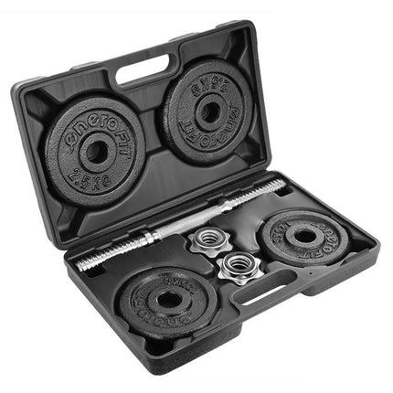 KETAUS HANTELIS 10 KG ENERO FIT CASE