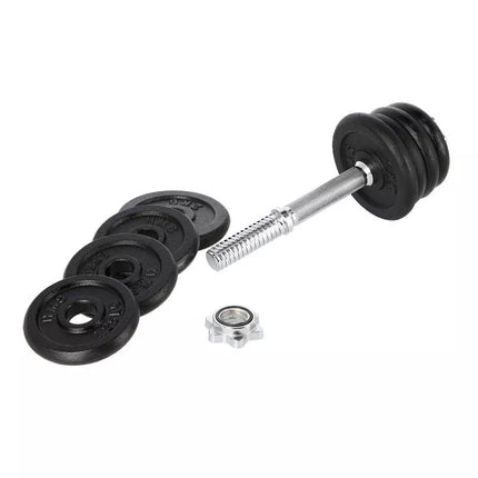 Sriegiuotas hantelis SG04 15 (15kg, 8 lėkštės) KGHMS 17-59-120