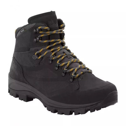 Jack Wolfskin REBELLION TEXAPORE MID vyriški žygio batai (phantom / burly yellow XT) (4051171_6357)