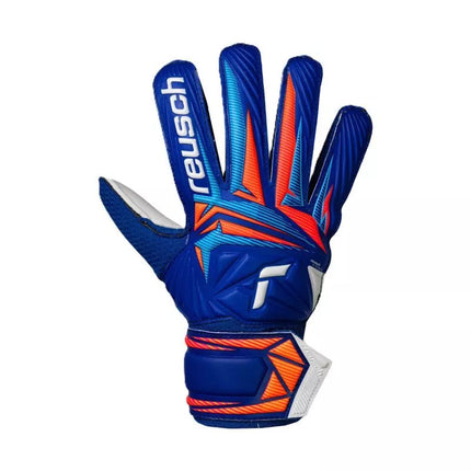 Reusch Attrakt Solid Junior goalkeeper gloves blue 5672515 4126